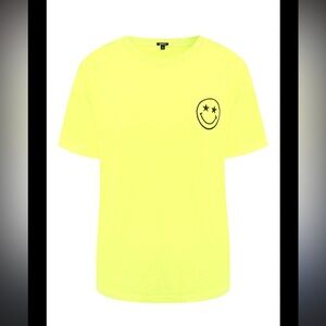 Monrow Neon Yellow Short Sleeve Tee